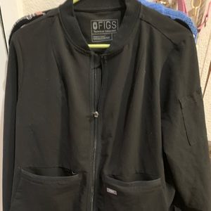 figs scrub jacket